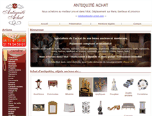 Tablet Screenshot of antiquite-achat.com